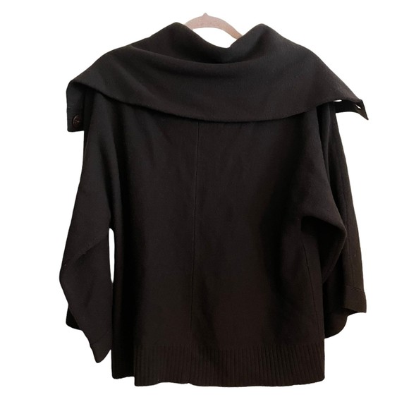 Saks Fifth Avenue Threads Womens Large Cardigan Sweater 100% Merino Wool Brown - Picture 4 of 9